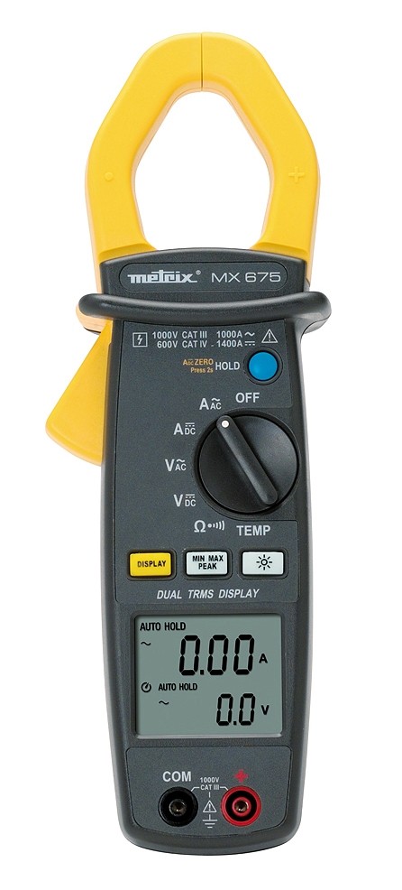 Pince multimètre numérique - MX 675 - CHAUVIN ARNOUX - portable